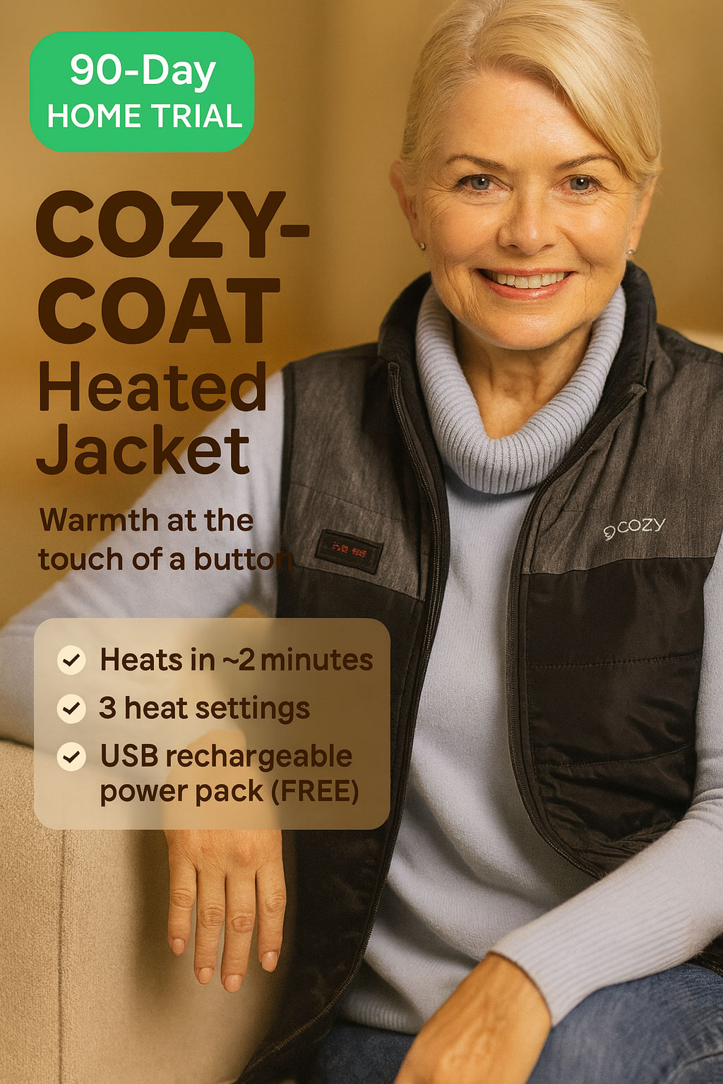 Cozy Coat Heated Gilet