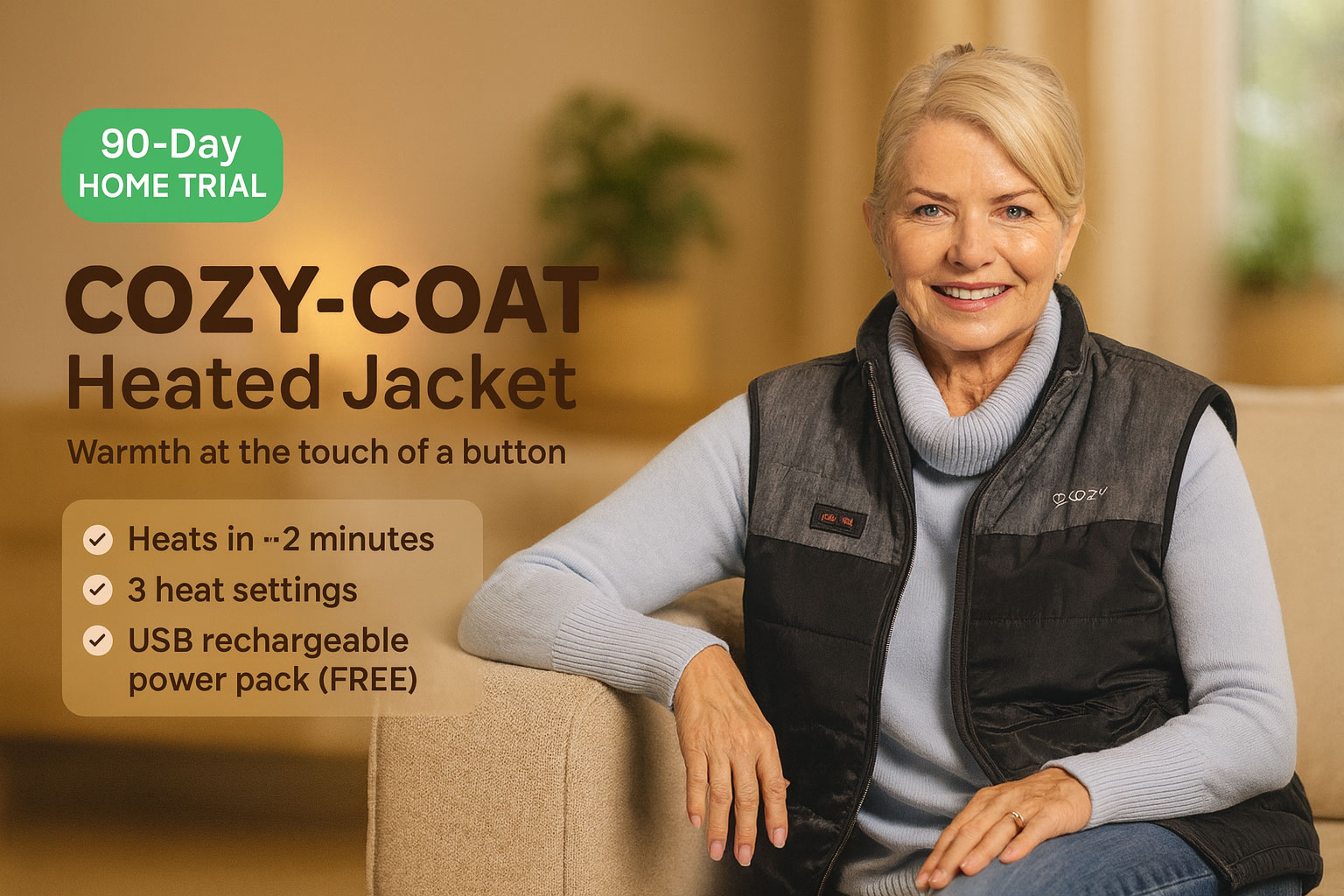 Cozy Coat Heated Gilet
