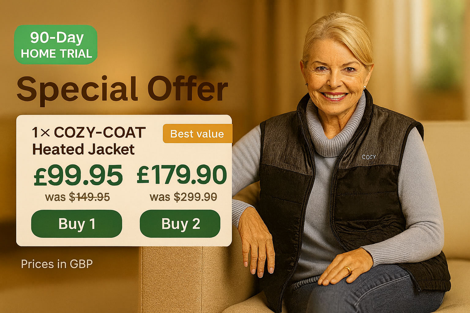 COZY-COAT single and twin-pack offer