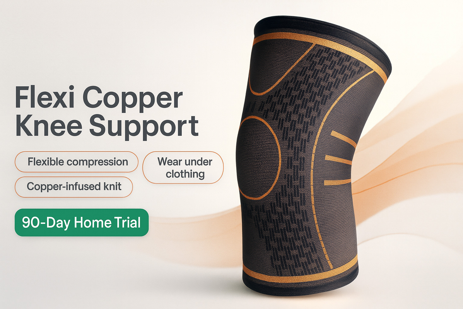 Flexi Copper Knee Support hero