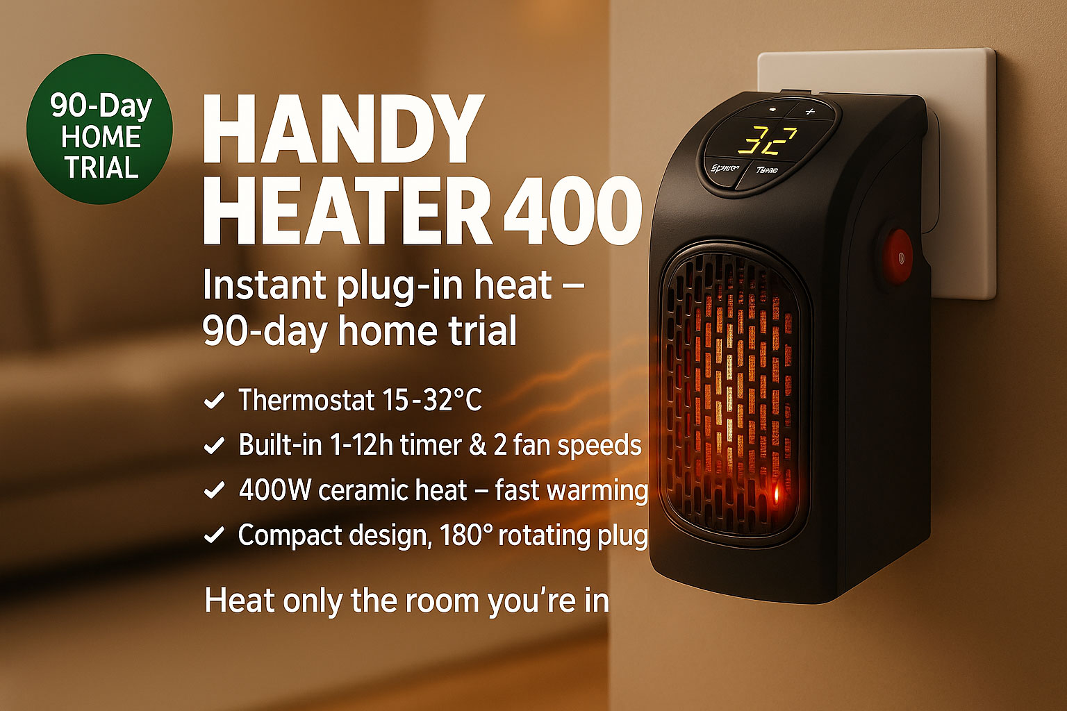 Handy Heater 400 in use