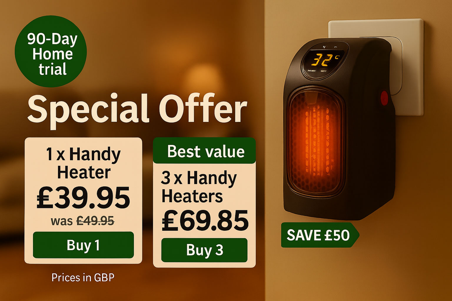 Handy Heater 400 offer