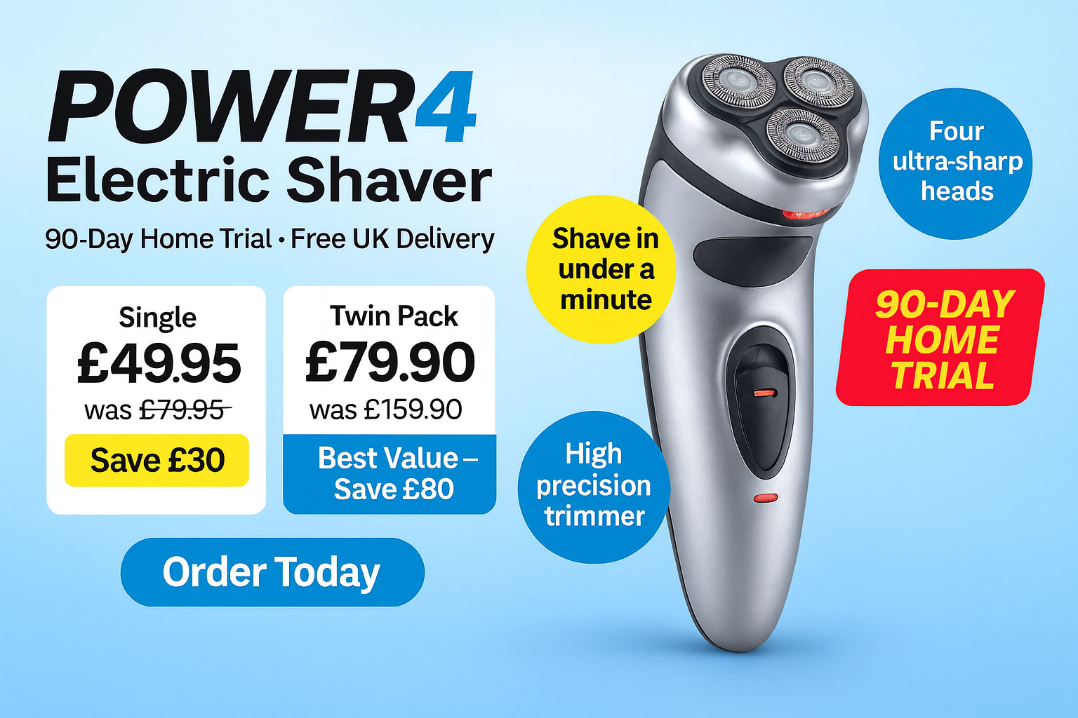 POWER4 single and twin-pack offer